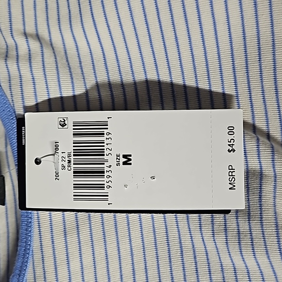 NWT Medium Lauren Ralph Lauren Crewneck Striped T-shirt - Picture 6 of 7